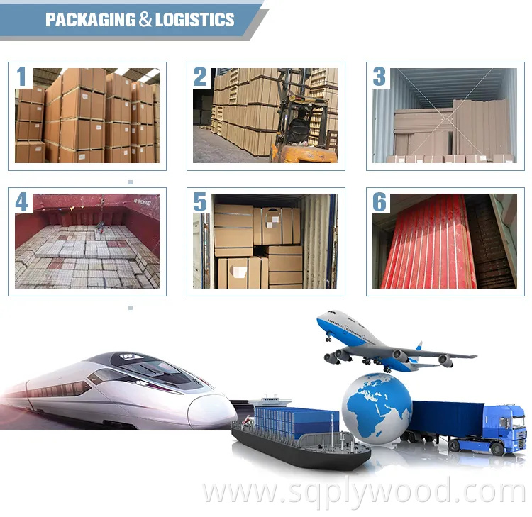 China Factory Produce 7-11 grooves Melamine Faced MDF/Slot MDF